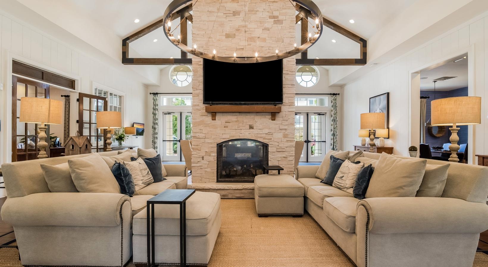 Take advantage of all Alexander Village has to offer a living room with a fireplace