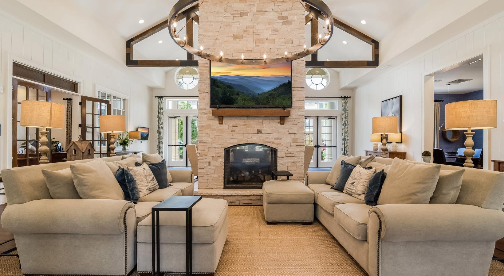 Take advantage of all Alexander Village has to offer a living room with a fireplace