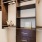 a shelf with objects on it
