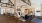 a living room with a wood floor