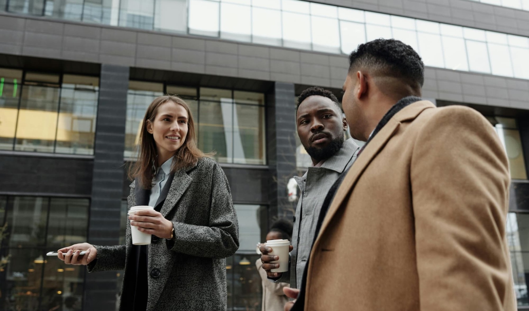 people walking in a city environment