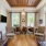 a living room with a wood floor